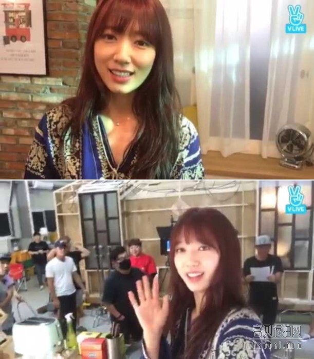 朴信惠于7月13日通过突然的直播与粉丝们进行互动