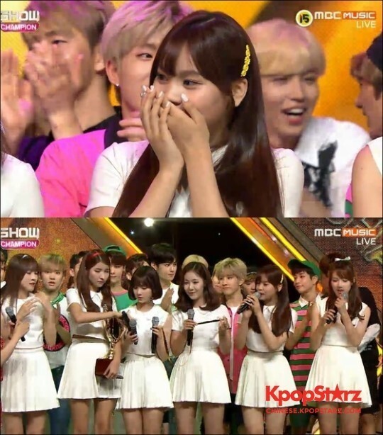 GFRIEND获得了MBC Music《Show CHAMpion》本周的一位 GFRIEND获得了MBC Music《Show CHAMpion》本周的一位