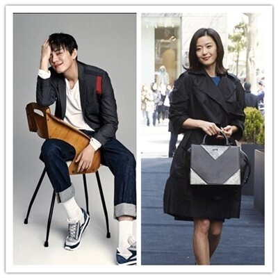 演员刘亚仁和全智贤在最佳电影节中获得了最佳演员奖