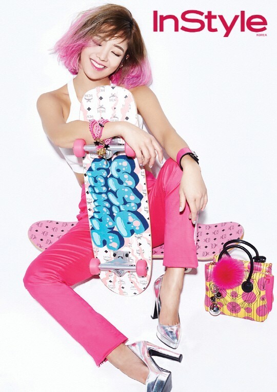 少女时代成员孝渊与时尚品牌MCM特别合作拍摄写真