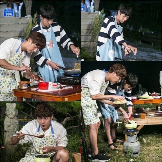 《两天一夜》公开了一组成员尹施允、郑俊英的花絮照 《两天一夜》公开了一组成员尹施允、郑俊英的花絮照