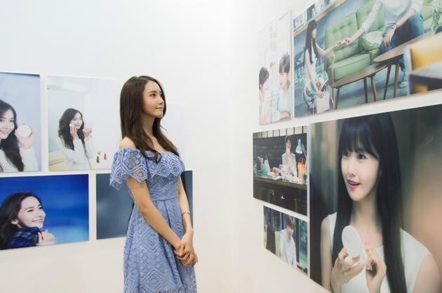 林允儿出席某韩国护肤品牌在上海举行的新品发布会 林允儿出席某韩国护肤品牌在上海举行的新品发布会