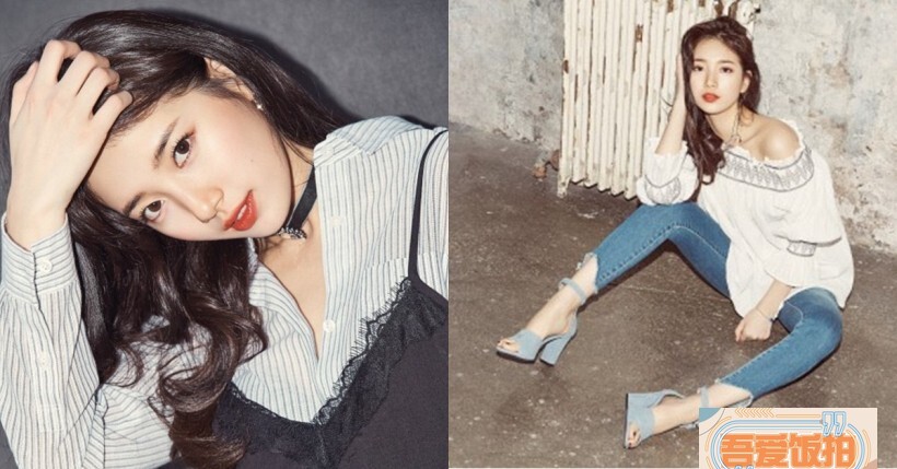 miss A的秀智为她代言的服装品牌拍摄了一组春季新品写真