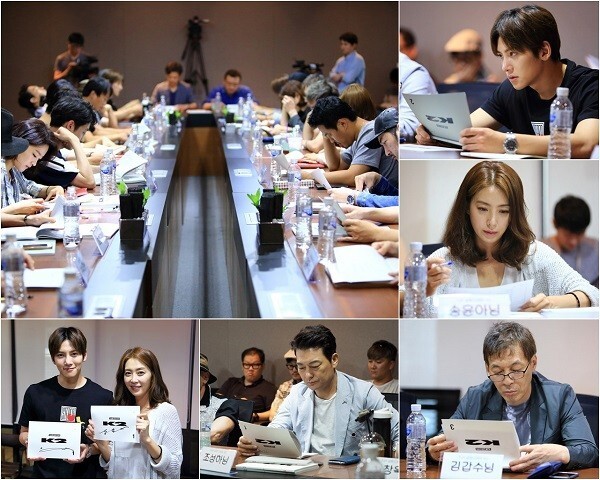 M方面发布了一组tvN新金土剧《THE K2》剧组的台词排练照