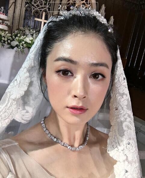 “娘娘”蒋欣披婚纱, 嫁了?