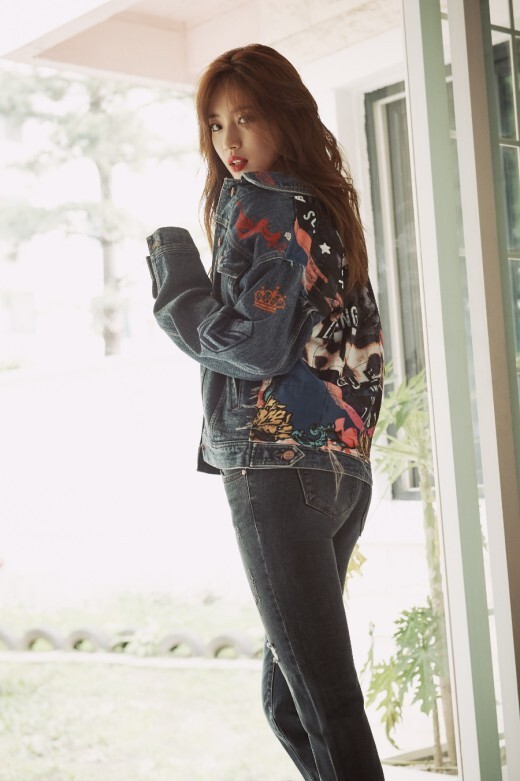 秀智与某时尚品牌拍摄的秋日宣传画报公开