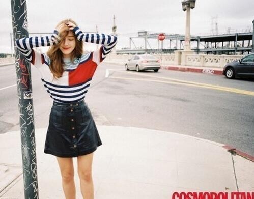 韩国歌手Jessica携手某时尚杂志拍摄的3月刊写真公开