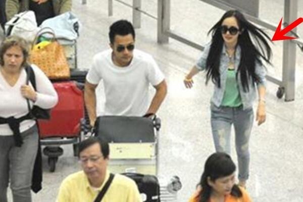 杨幂与刘恺威在机场吵架，真的？