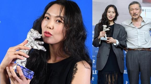 女星金敏喜日前在柏林影展勇夺影后大奖
