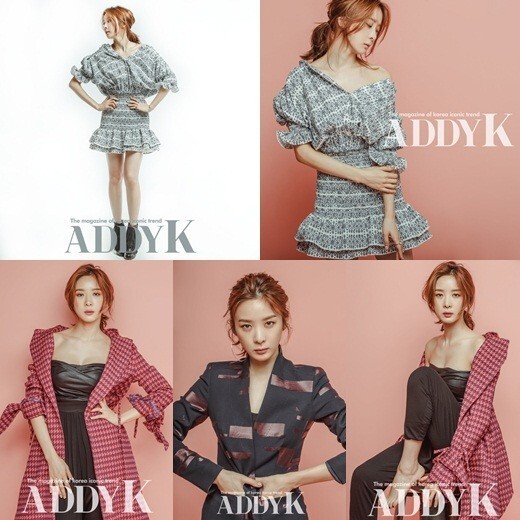 韩国演员李清娥携手某时尚杂志拍摄的写真公开