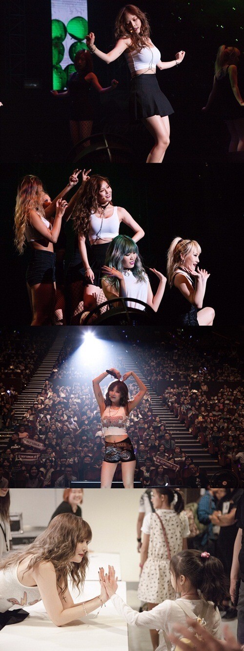 歌手泫雅在台湾举行的首场亚洲巡回见面会