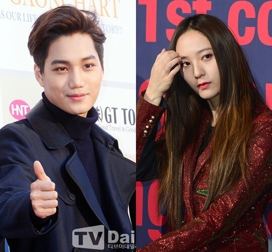 有人称咖啡厅看到 KAI 和 Krystal 约会