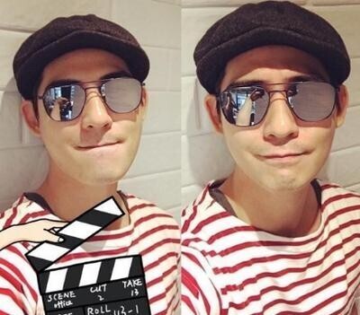 吴建豪在微博晒出一张周渝民的自拍 吴建豪在微博晒出一张周渝民的自拍