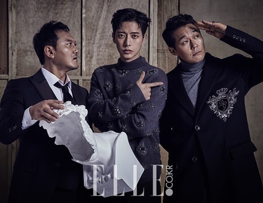 朴海镇、朴成雄和郑满植共同拍摄的最新画报 朴海镇、朴成雄和郑满植共同拍摄的最新画报