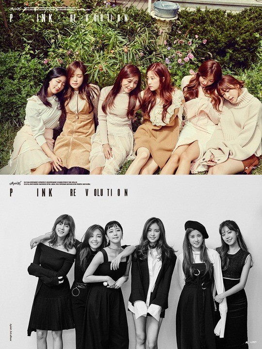女团Apink第3张正规专辑《Pink Revolution》的团体照 女团Apink第3张正规专辑《Pink Revolution》的团体照