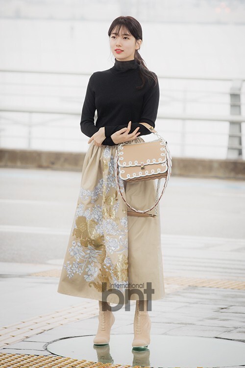 韩国女团missA成员秀智前往意大利米兰参加时装周活动 韩国女团missA成员秀智前往意大利米兰参加时装周活动