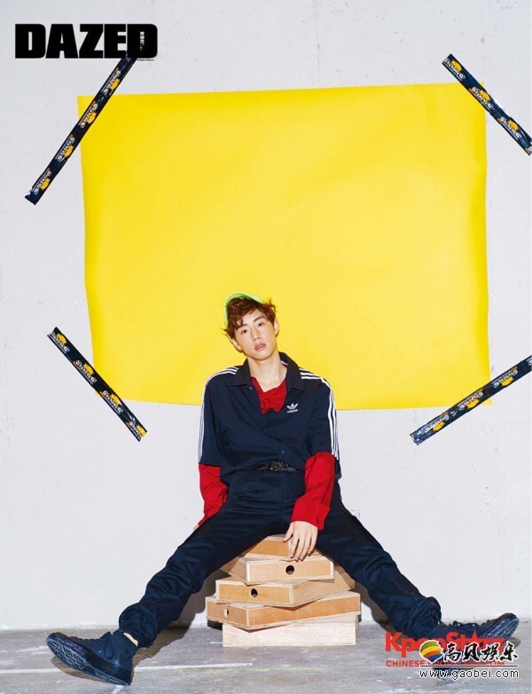 英国时尚文化杂志DAZED公开了与GOT7成员Mark合作拍摄的画报