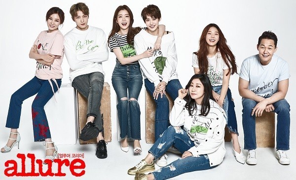 时尚杂志《allure》公开C-JeS娱乐旗下艺人拍摄的写真