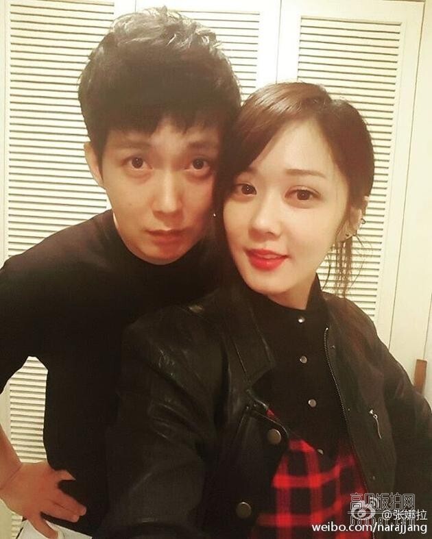 演员张娜拉在微博晒出与哥哥张成源的两张合影 演员张娜拉在微博晒出与哥哥张成源的两张合影