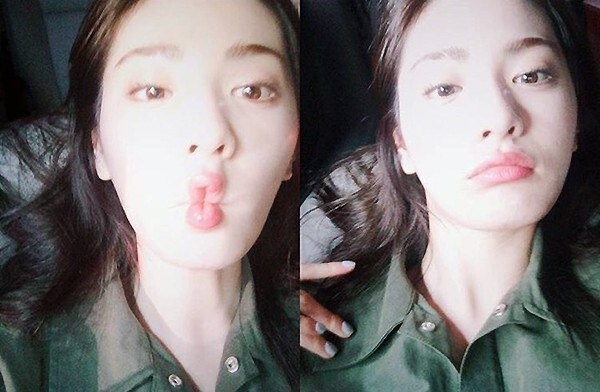 今天NaNa通过instagram上传了搞笑自拍照 今天NaNa通过instagram上传了搞笑自拍照