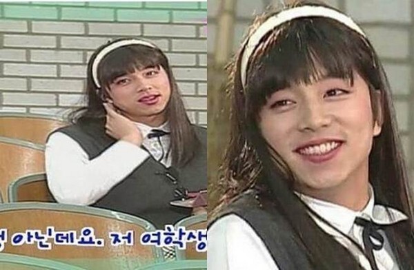 近日被网友挖出演员孔刘刚出道时的“黑历史耻照” 近日被网友挖出演员孔刘刚出道时的“黑历史耻照”