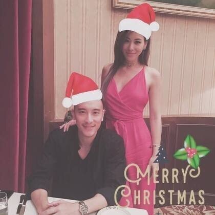 王阳明蔡诗芸一同过圣诞了? 王阳明蔡诗芸一同过圣诞了?