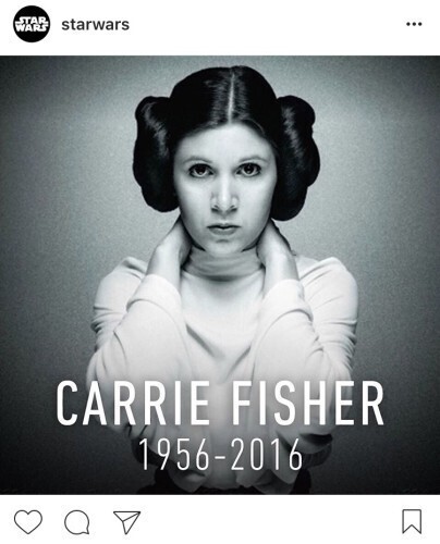 好莱坞影星凯丽-费雪(Carrie Fisher)被证实病逝 好莱坞影星凯丽-费雪(Carrie Fisher)被证实病逝