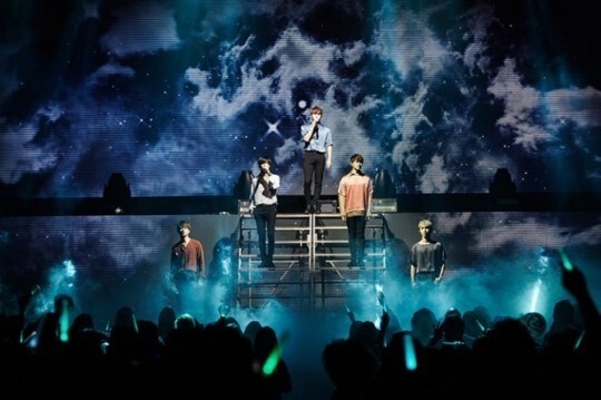 男团SHINee在洛杉矶举行了北美巡演的最后一场公演 男团SHINee在洛杉矶举行了北美巡演的最后一场公演