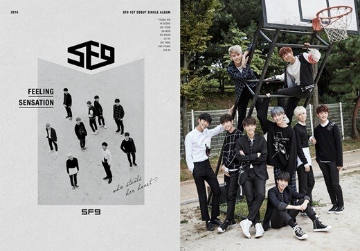 首支舞蹈男团SF9的出道单曲《Feeling Sensation》主题海报公开 首支舞蹈男团SF9的出道单曲《Feeling Sensation》主题海报公开