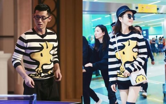 睡不醒的藏獒张继科一不小心就和辣妈佟丽娅就撞了衫 睡不醒的藏獒张继科一不小心就和辣妈佟丽娅就撞了衫