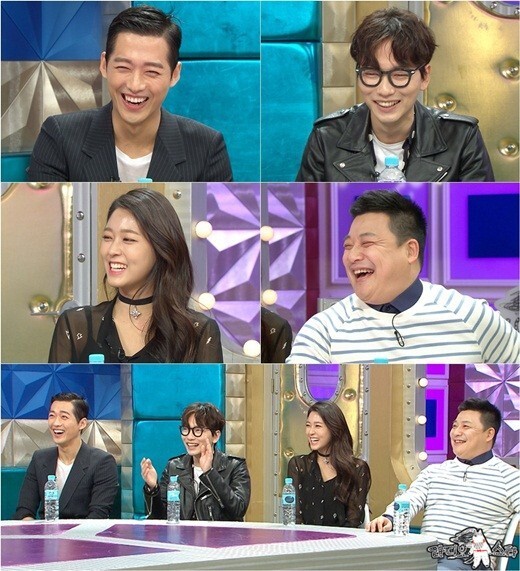 AOA成员雪炫录制脱口秀谈话节目《黄金渔场之Radio Star》