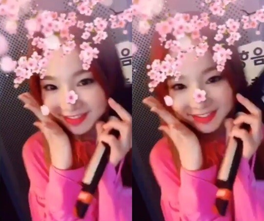 女团EXID成员率智上传自拍视频引粉丝们关注
