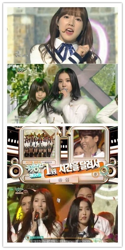 女子组合Gfriend夺得本周《音乐银行》一位