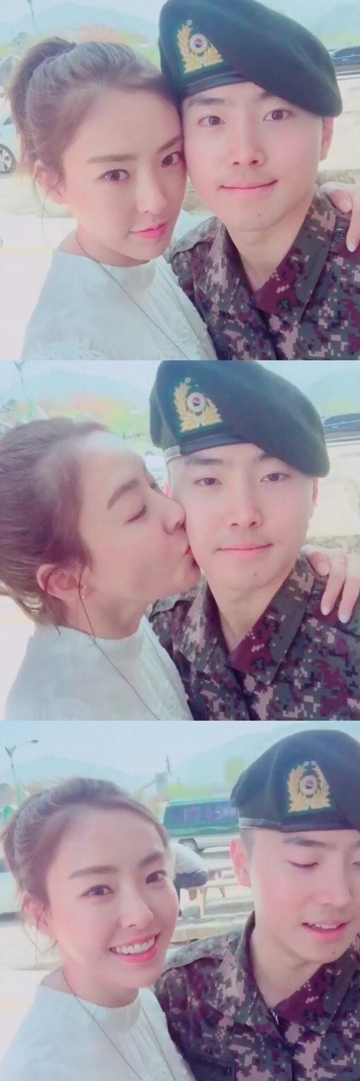 韩国演员李多熙强吻戏弄军人弟弟 姐弟俩调皮又有爱