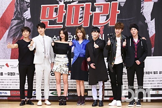 池晟惠利等演员出席电视剧《戏子》发布会 池晟惠利等演员出席电视剧《戏子》发布会