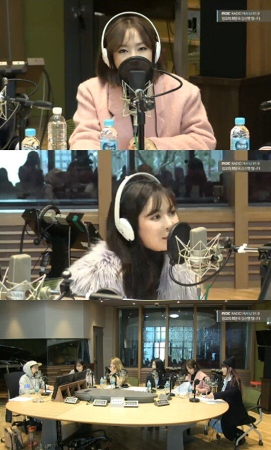 女团4minute做客MBC FM4U广播节目《金申英正午的希望曲》