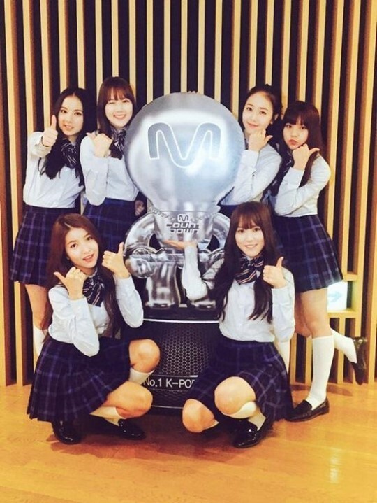女团GFRIEND在Mnet音乐节目《M！Count Down》中夺冠