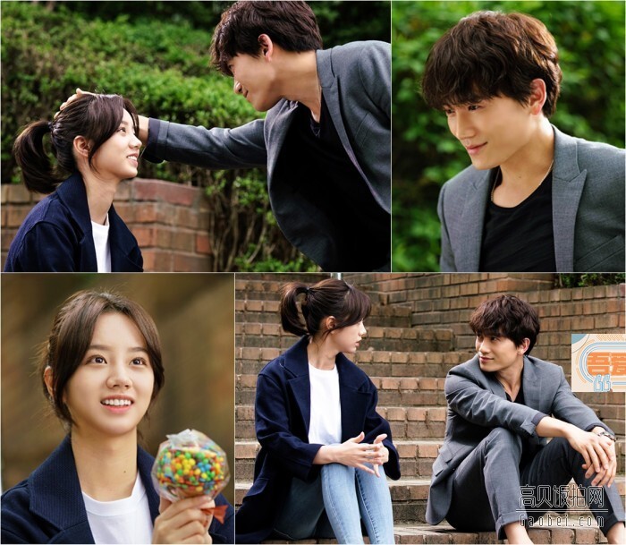 《戏子》池晟-惠利甜蜜剧照公开 暧昧摸头动作让女粉心动不已