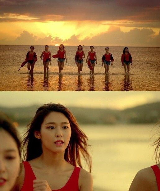 ​AOA公开第四张迷你主打歌《Good Luck》预告片 紧身性感令人心动不已