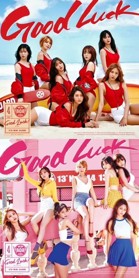 AOA第4张迷你专辑《Good Luck》正式发布 主打歌迅速霸占各大音源榜